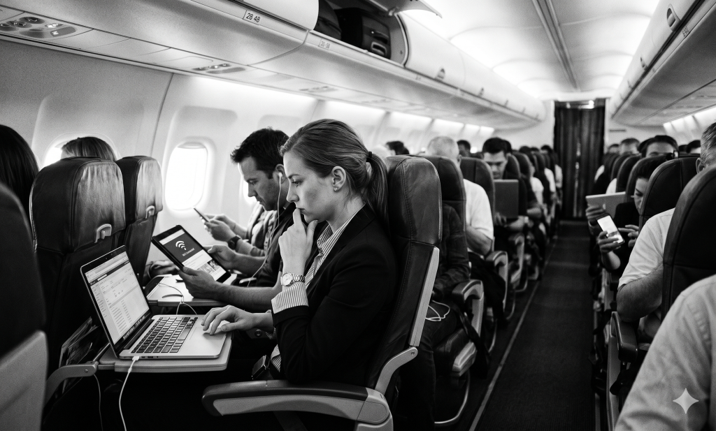 Plane wi-fi gold rush