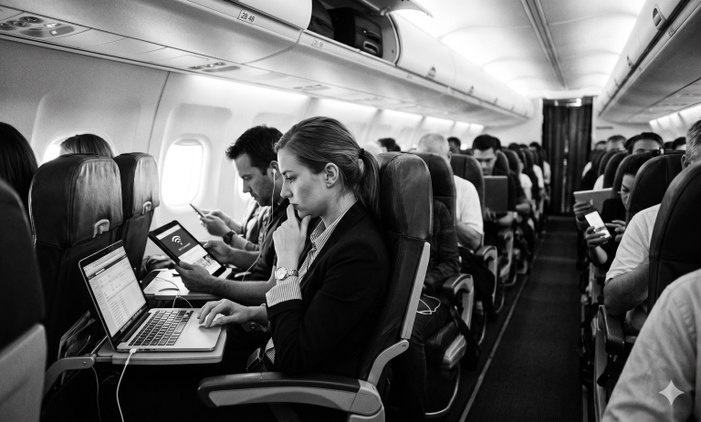 Plane wi-fi gold rush