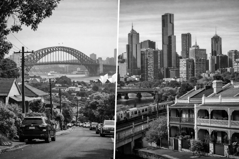 income growth in Melbourne and Sydney.