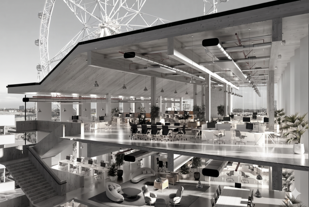 Melbourne’s first timber office building