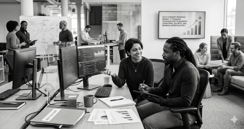 IT spending increases due to business conditions,